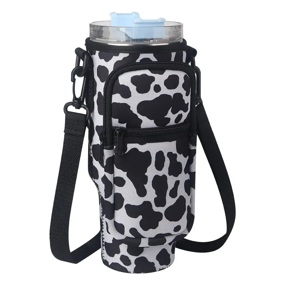 Water Bottle Carrier Bag With Adjustable Strap