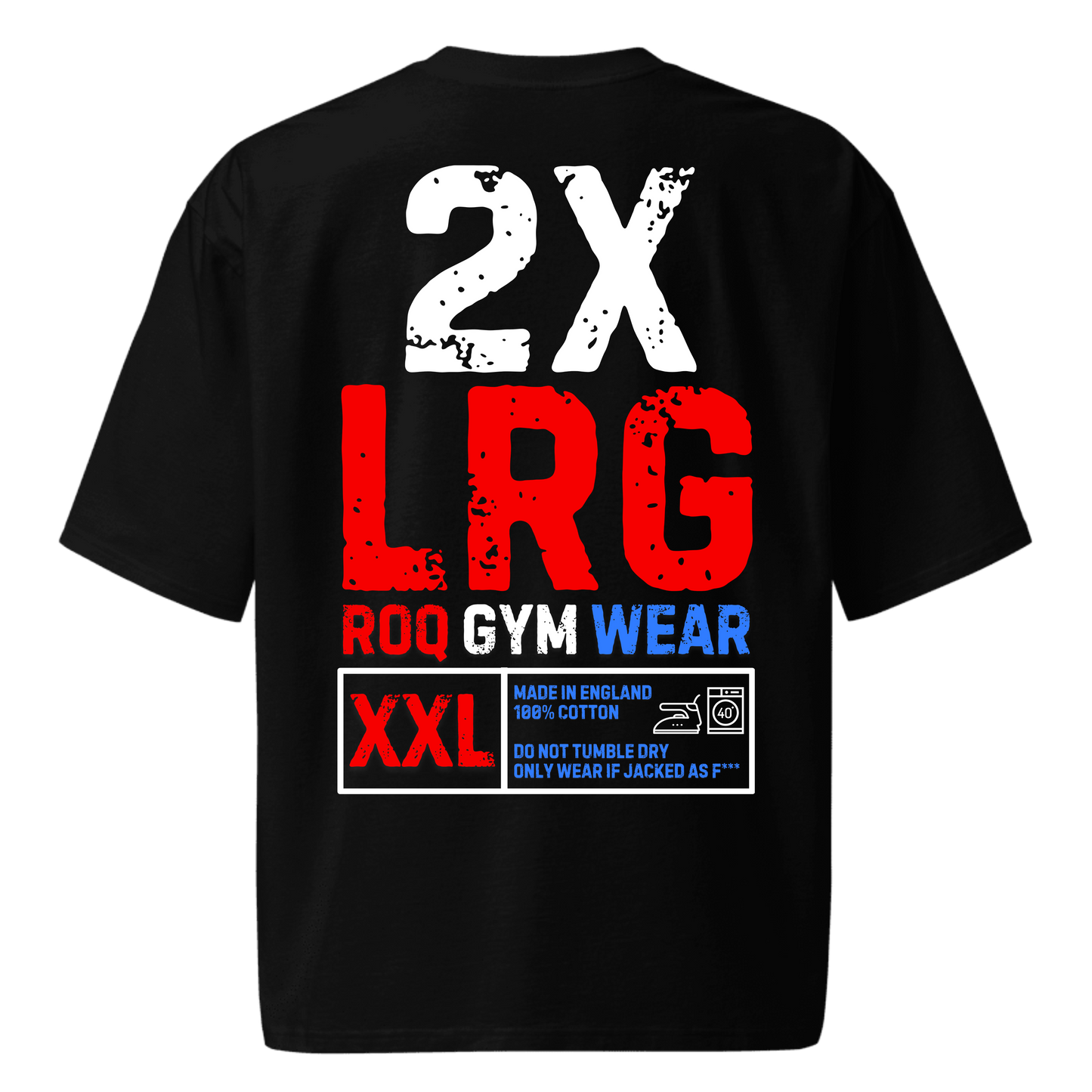 XLRG Oversized Heavyweight T-Shirt - Black