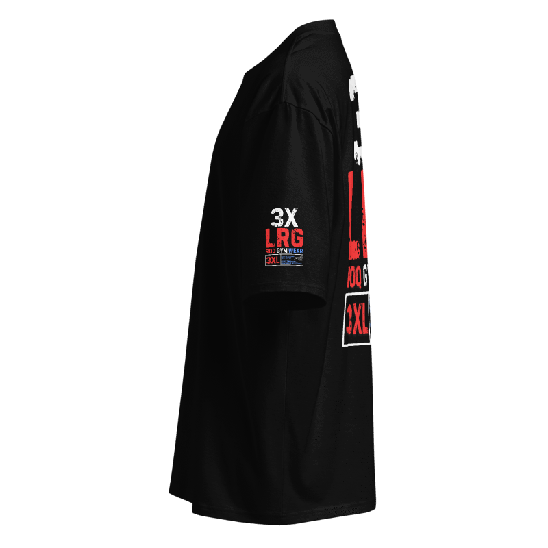 XLRG Oversized Heavyweight T-Shirt - Black