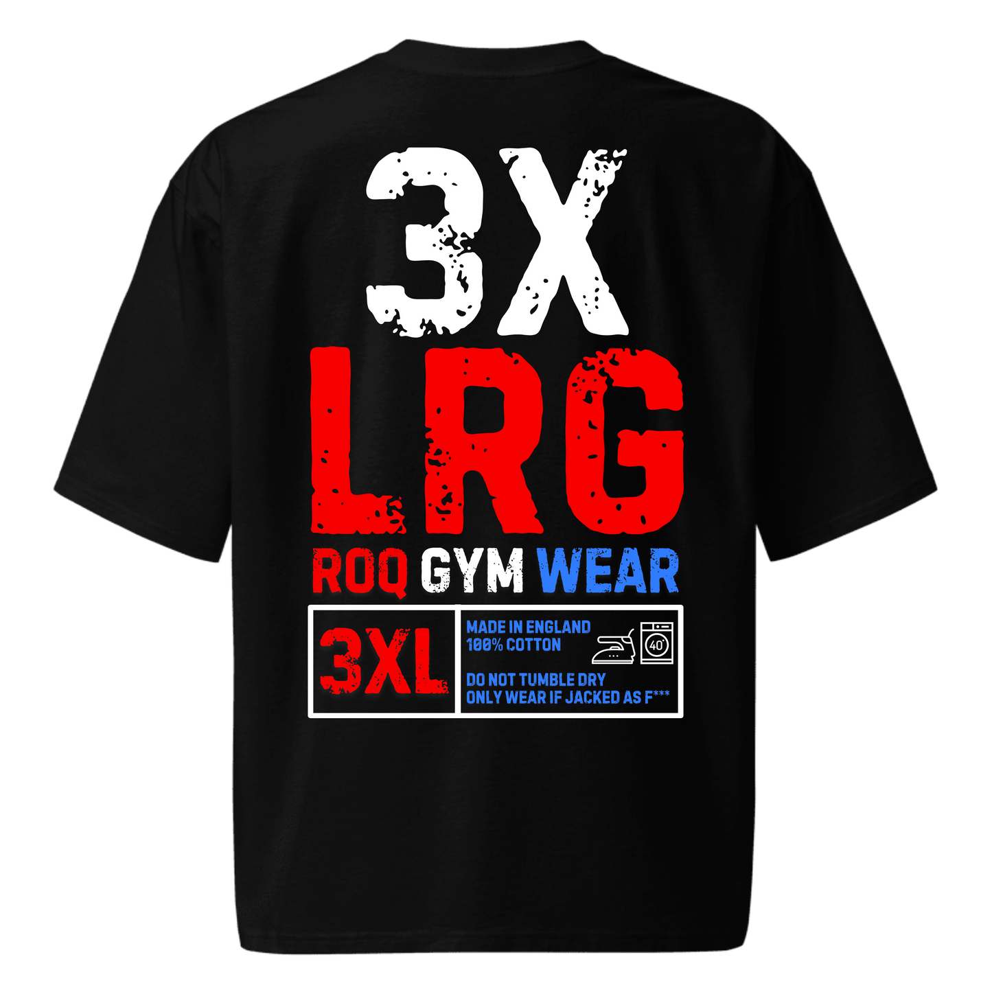 XLRG Oversized Heavyweight T-Shirt - Black