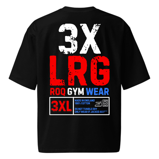 XLRG Oversized Heavyweight T-Shirt - Black