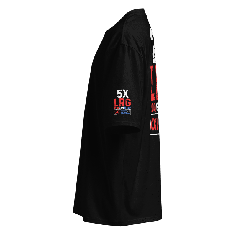 XLRG Oversized Heavyweight T-Shirt - Black