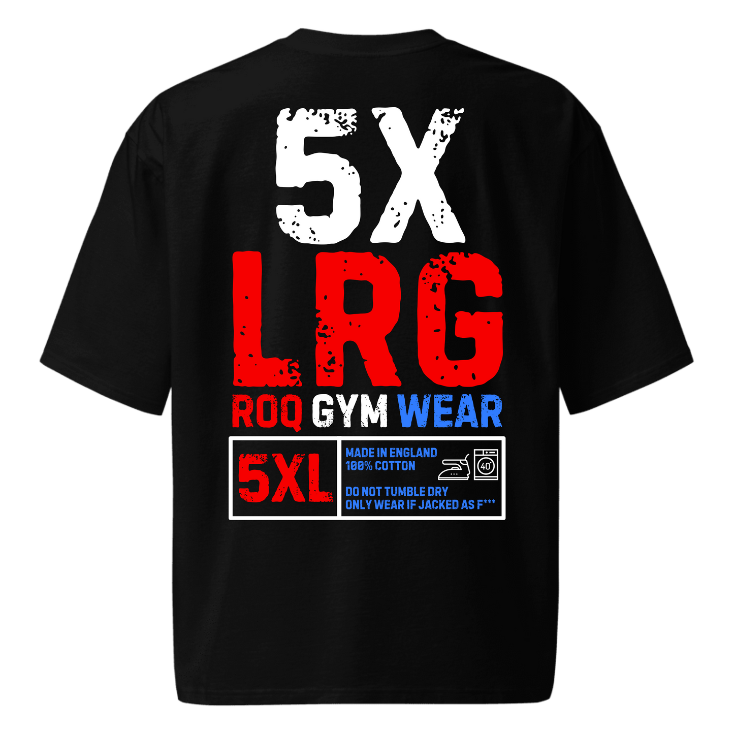 XLRG Oversized Heavyweight T-Shirt - Black