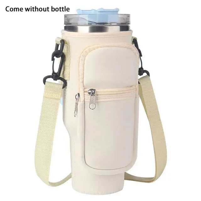 Water Bottle Carrier Bag With Adjustable Strap