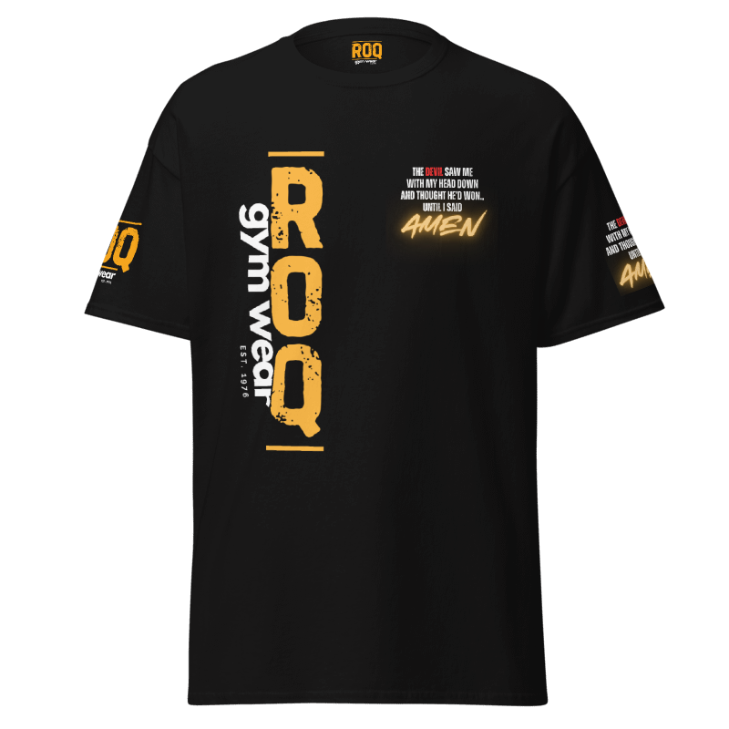 Amen Gold T-Shirt - Black