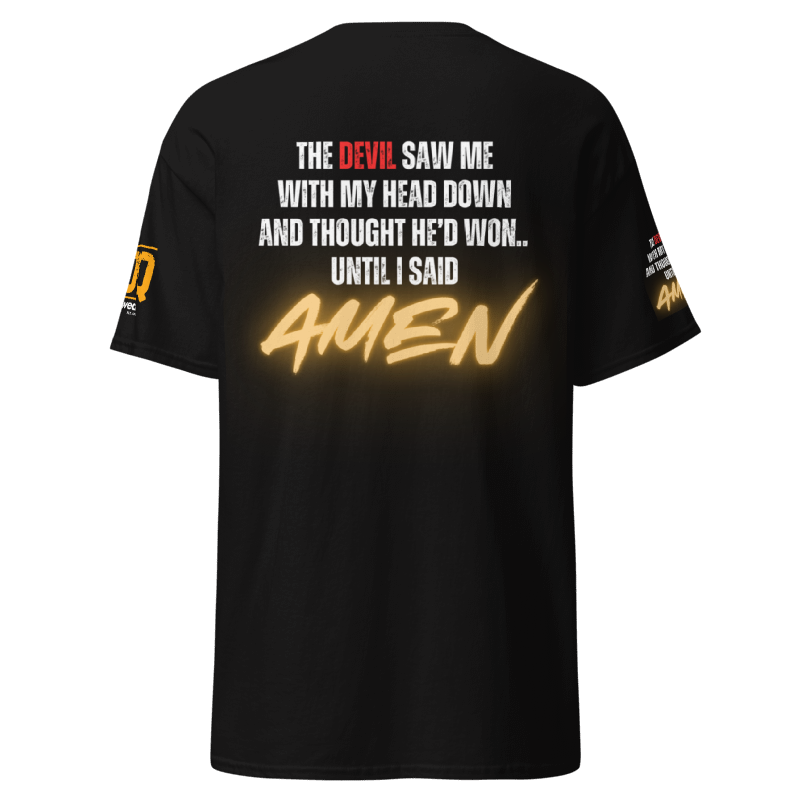 Amen Gold T-Shirt - Black