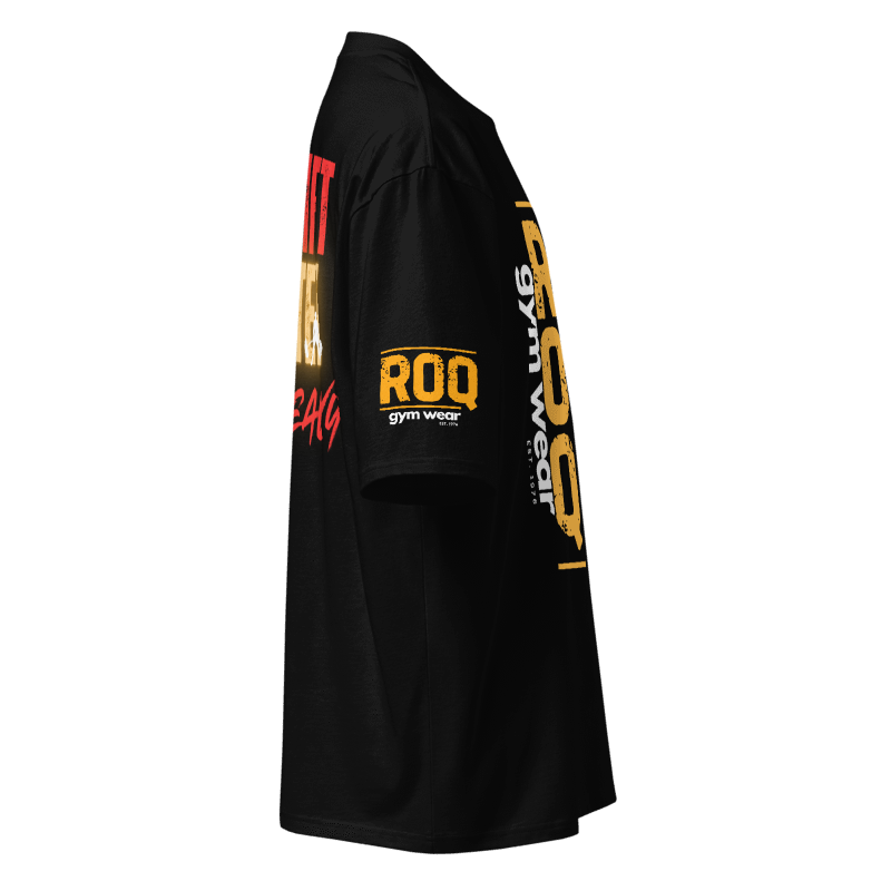 Big Lift Cartel Gold Oversized Heavyweight T-Shirt - Black