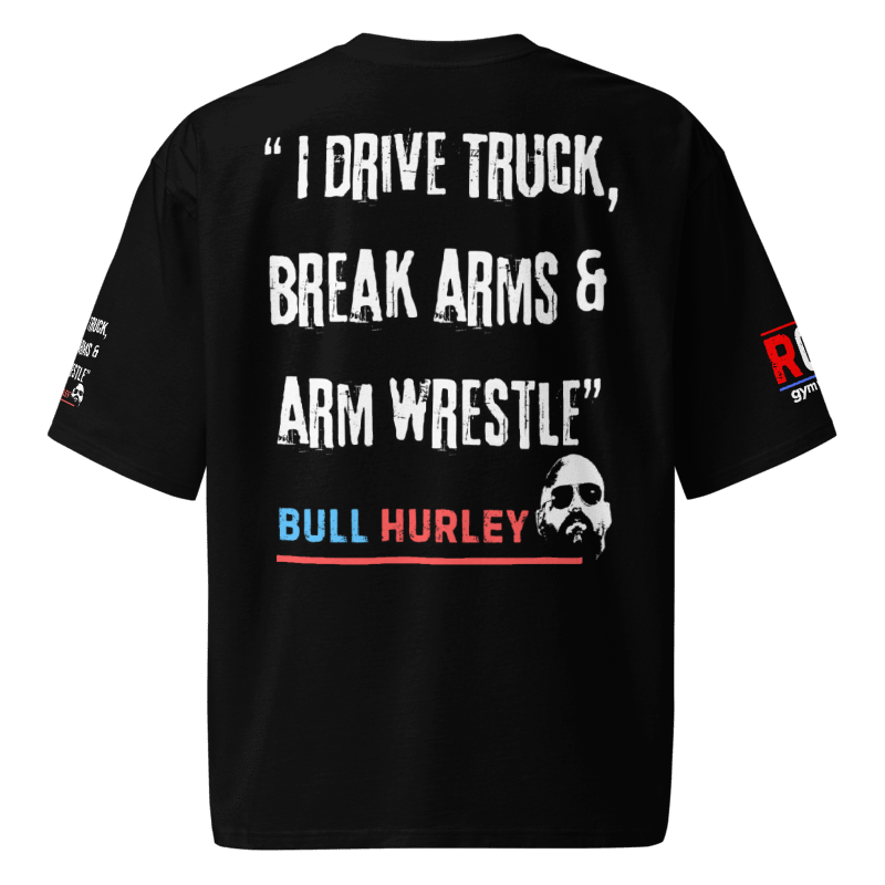 Bull Hurley Oversized Heavyweight T-Shirt - Black