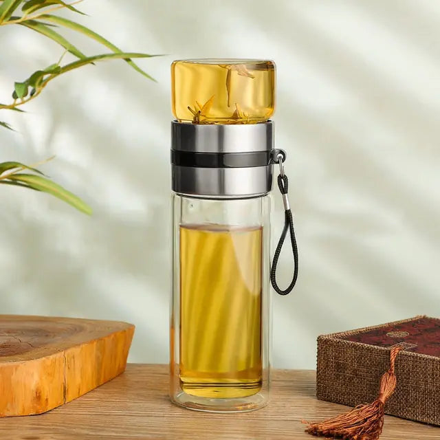 Glass Infusion Water Bottle