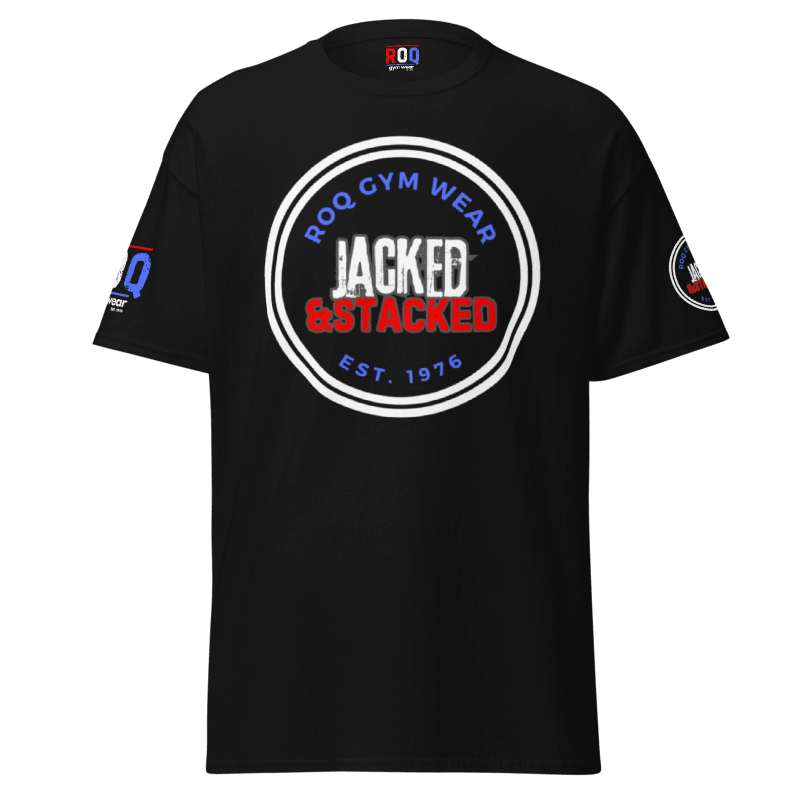 Jacked & Stacked T-Shirt - Black