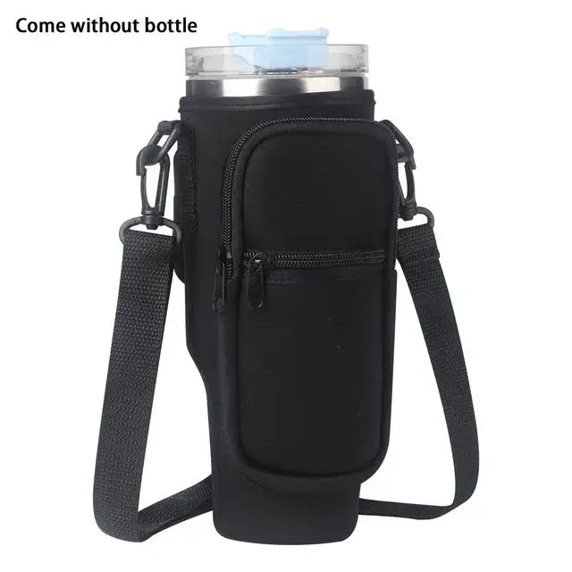 Water Bottle Carrier Bag With Adjustable Strap