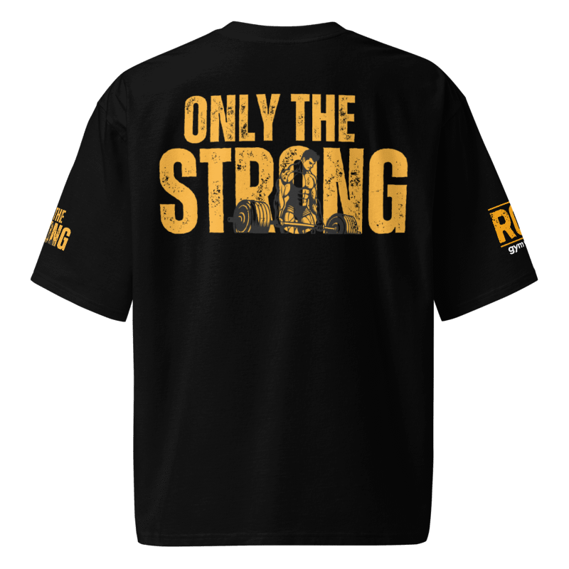 Only The Strong Oversized Heavyweight T-Shirt - Black