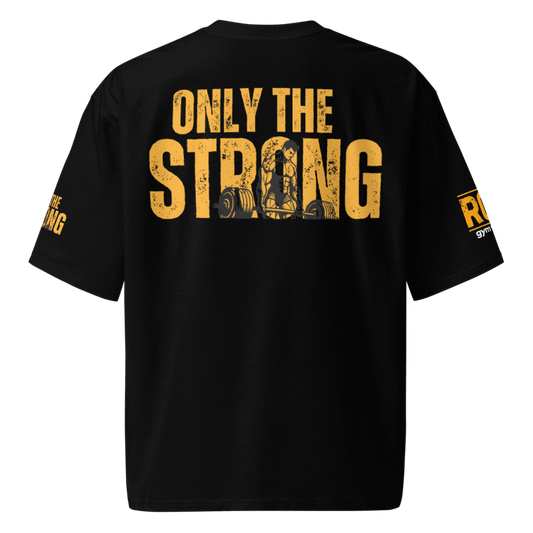 Only The Strong Oversized Heavyweight T-Shirt - Black