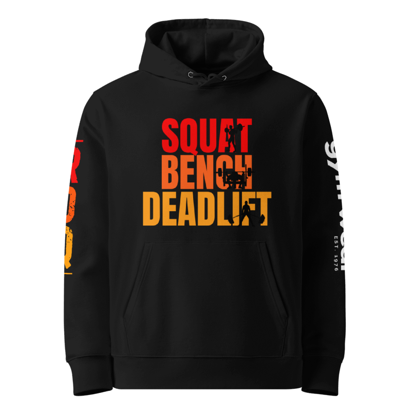 Squat Bench Deadlift Hoodie - Black