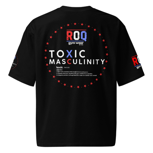 Toxic Masculinity Oversized Heavyweight T-Shirt - Black