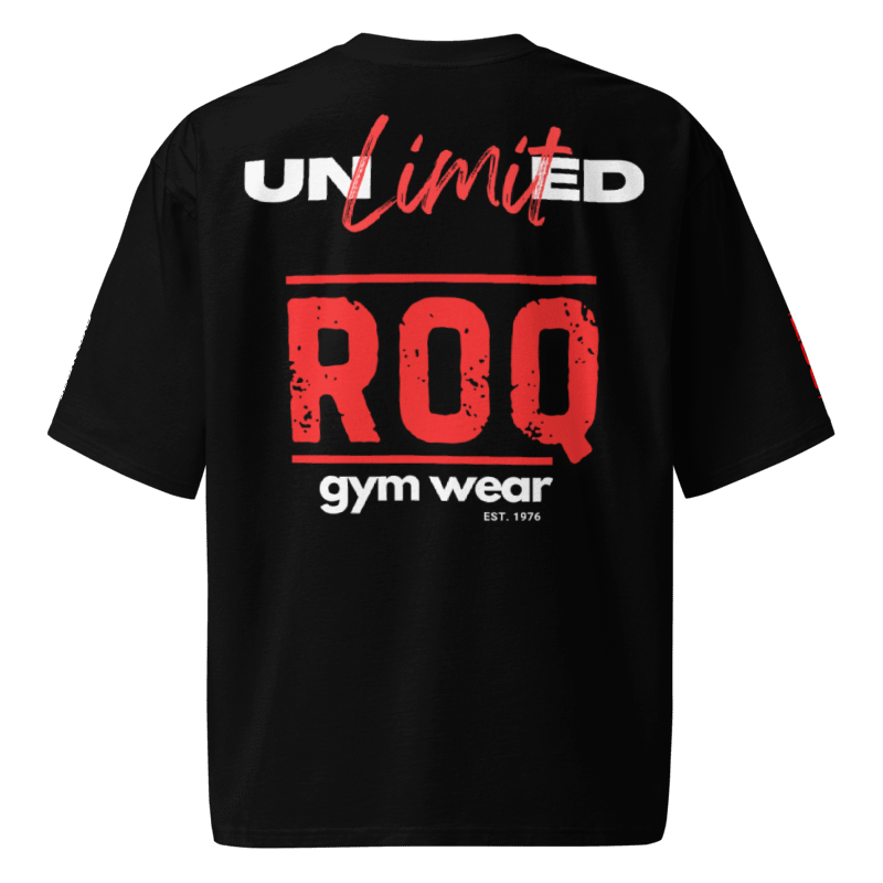 Unlimited Oversized Heavyweight T-Shirt - Black