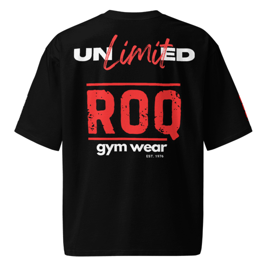 Unlimited Oversized Heavyweight T-Shirt - Black