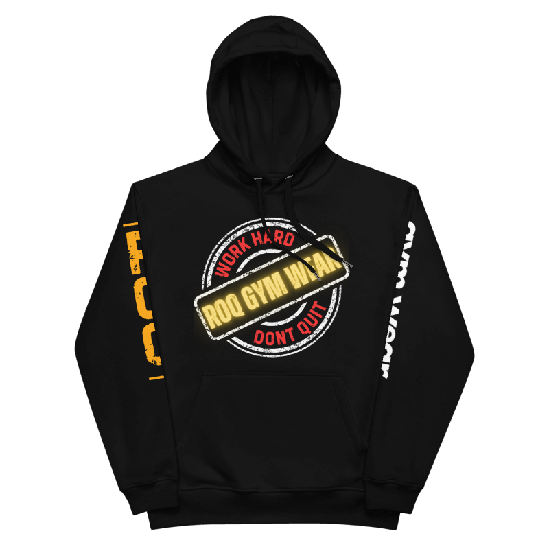 Work Hard Dont Quit Hoodie - Black