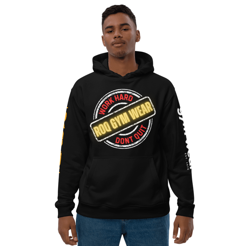 Work Hard Dont Quit Hoodie - Black