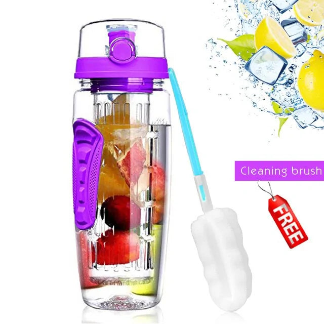 32 OZ Fruit Infuser Water Bottle