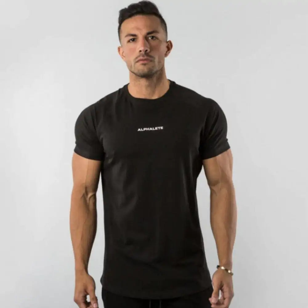 Men Fitted Gym T-Shirt