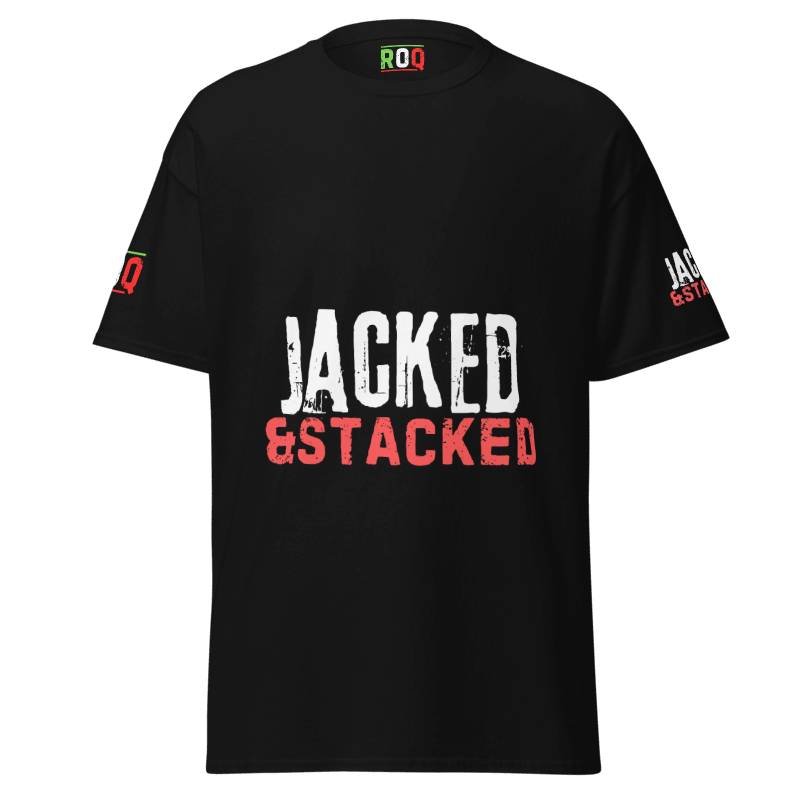 Jacked & Stacked T-Shirt - Black