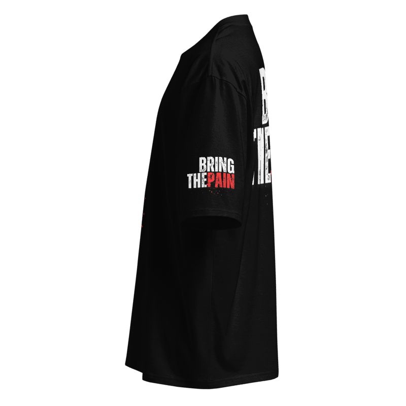 Bring The Pain Oversized Heavyweight T-Shirt - Black