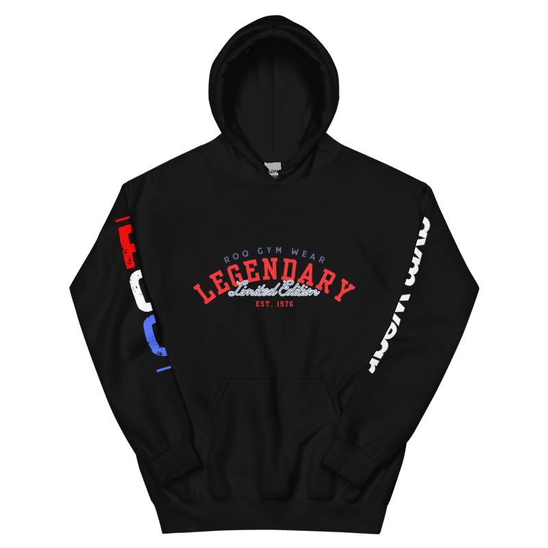 Legendary ROQ Gym Wear Hoodie - Black