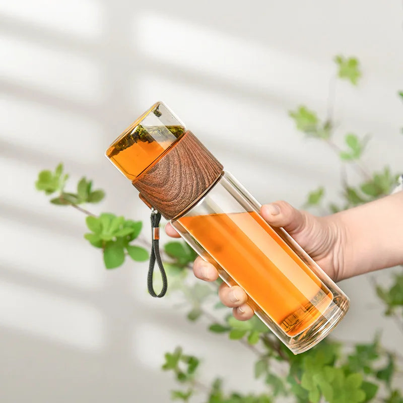 Glass Infusion Water Bottle